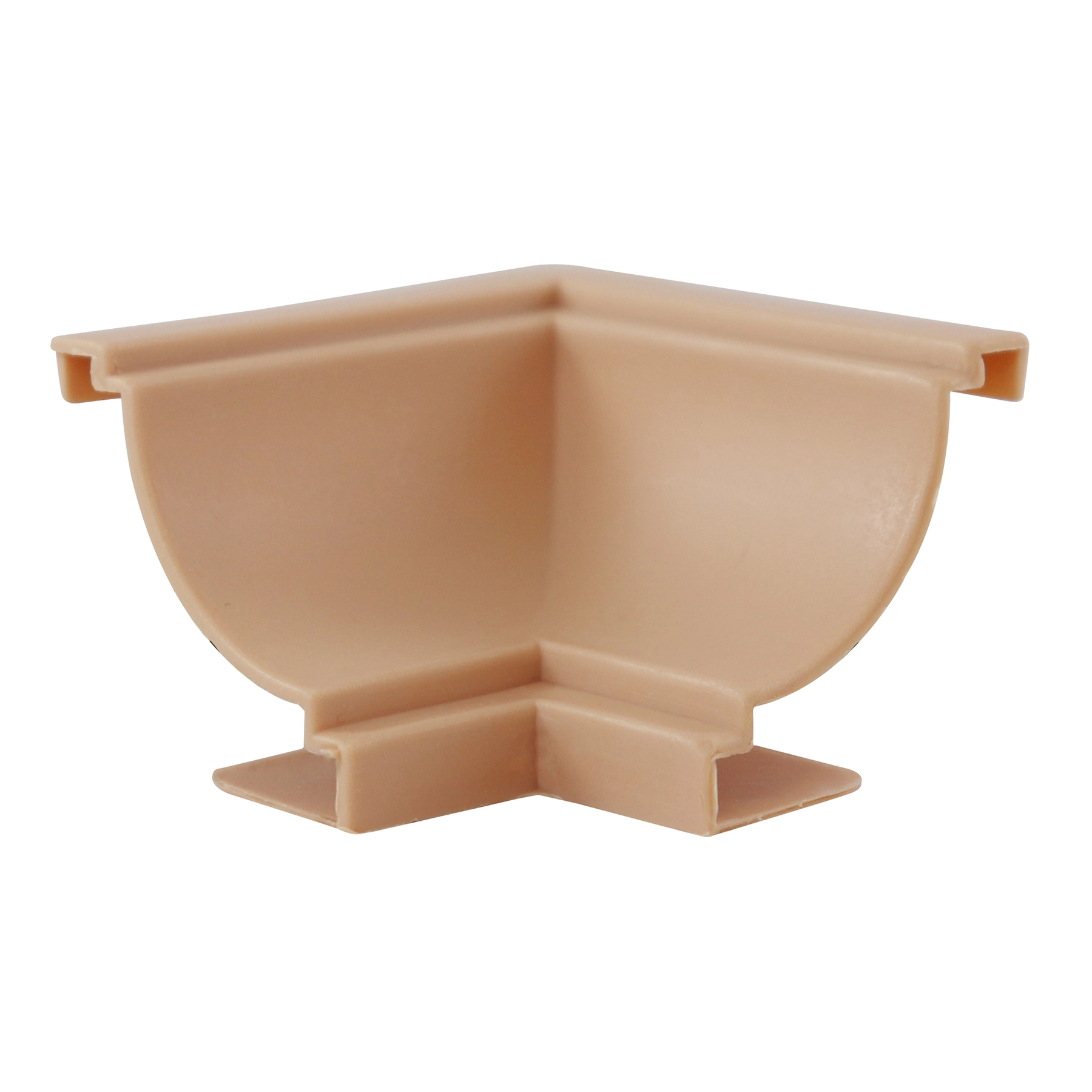 Moldura Canto Interno em PVC Nogueira com 4 Unidades Plastilit