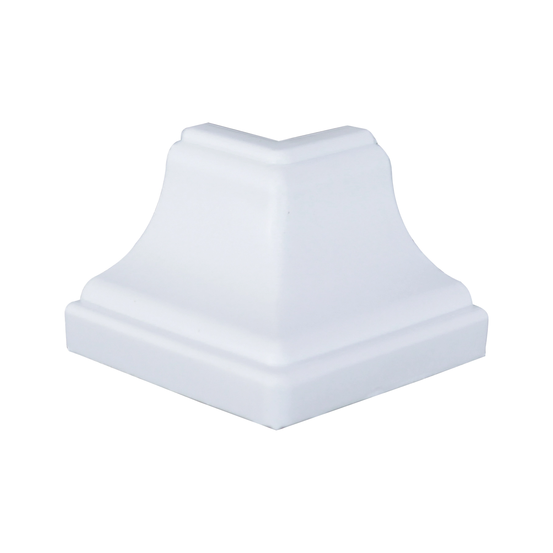 Canto Externo Plástico PVC Branco Neve Plastilit