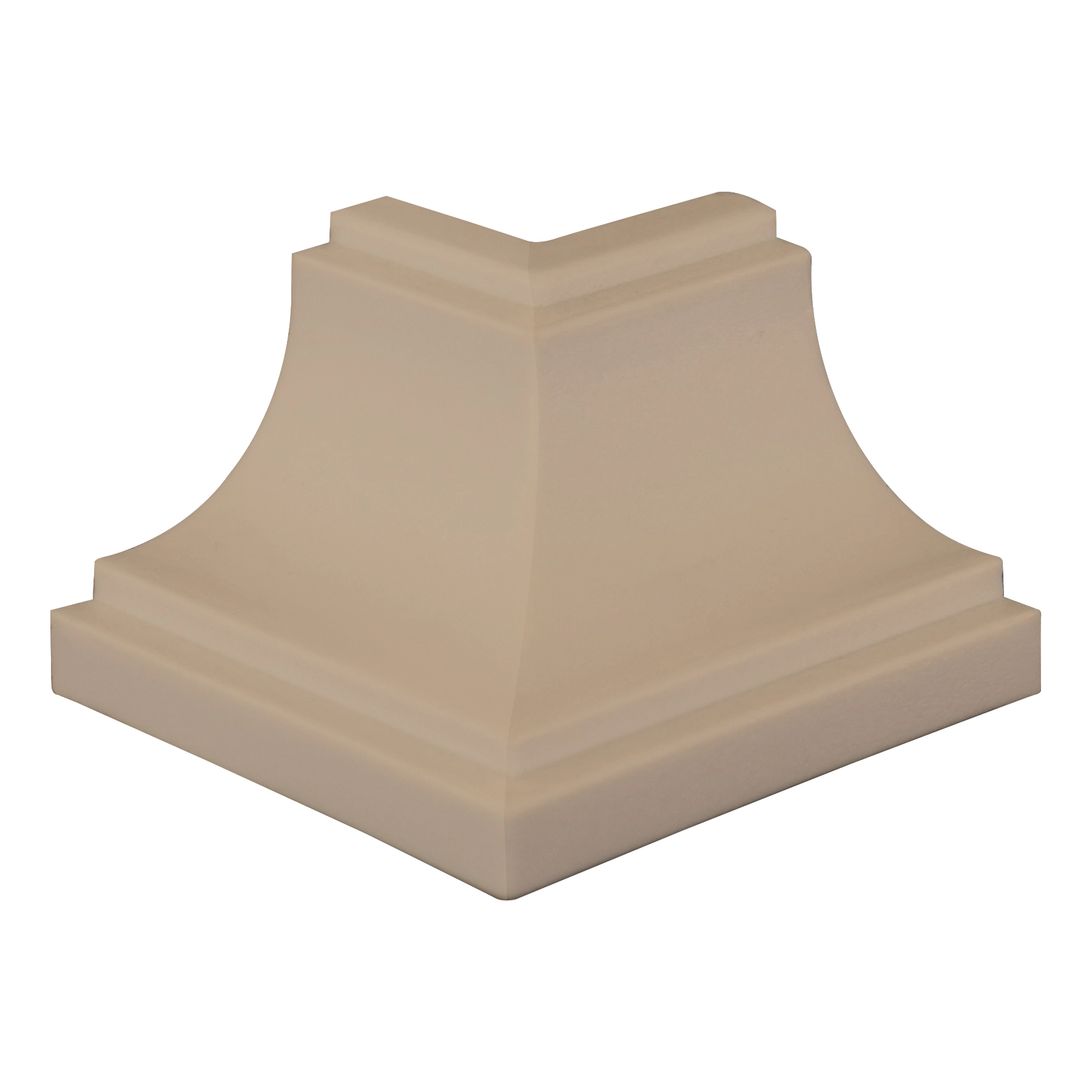 Moldura Canto Externo em PVC Nogueira com 4 Unidades Plastilit