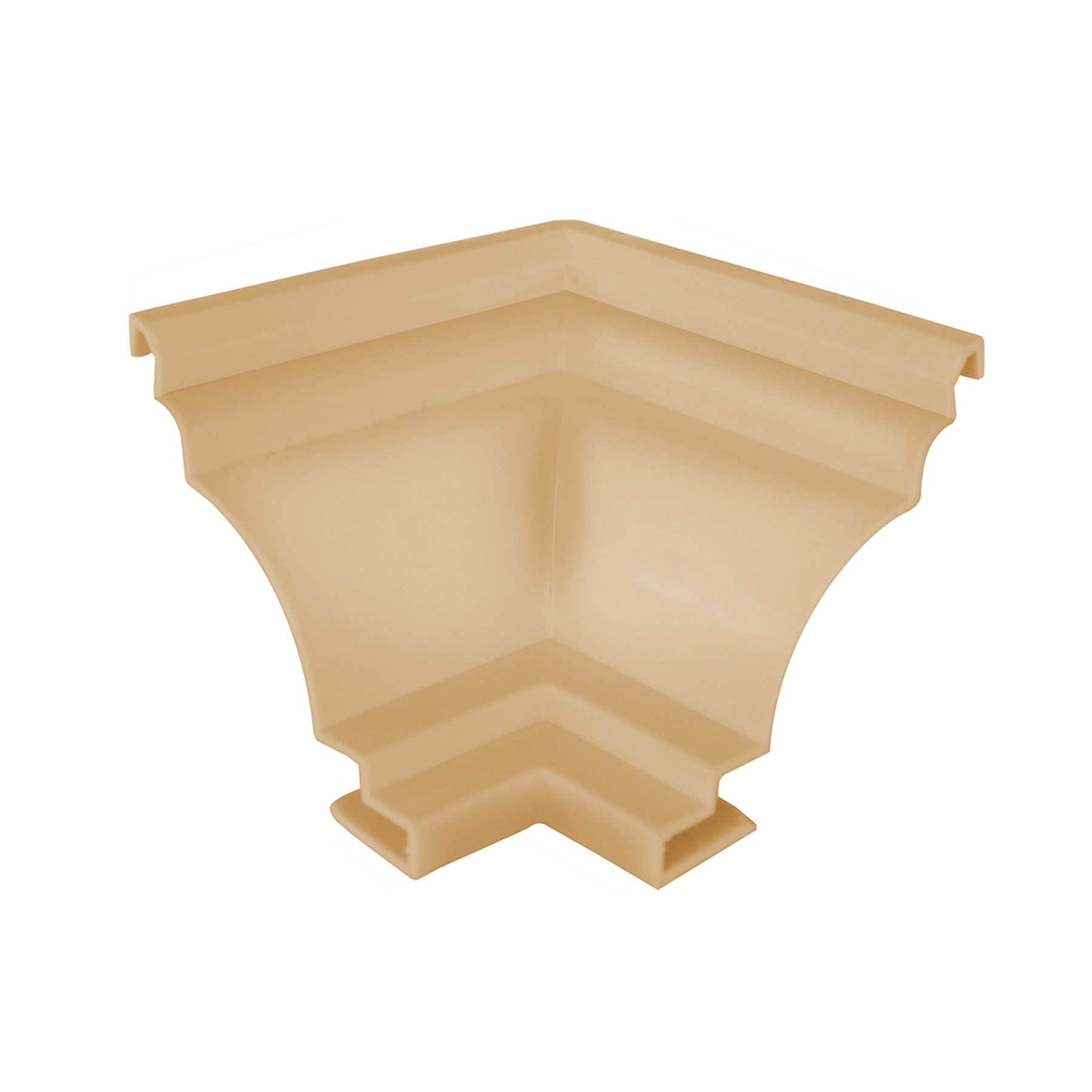 Moldura Canto Interno em PVC Nogueira com 4 Unidades Plastilit