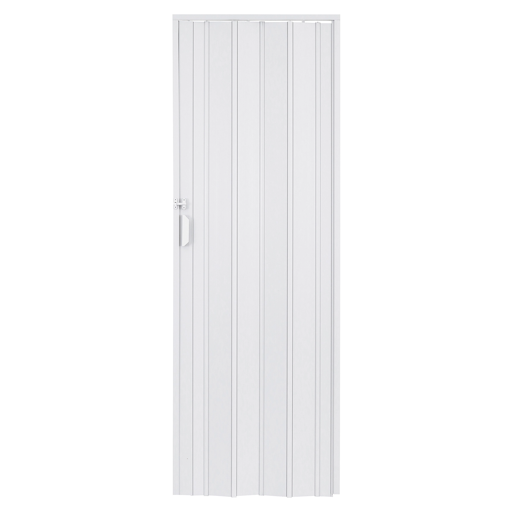 Porta Sanfonada Plástico PVC Branco Neve 2,10x1,00m Plastilit