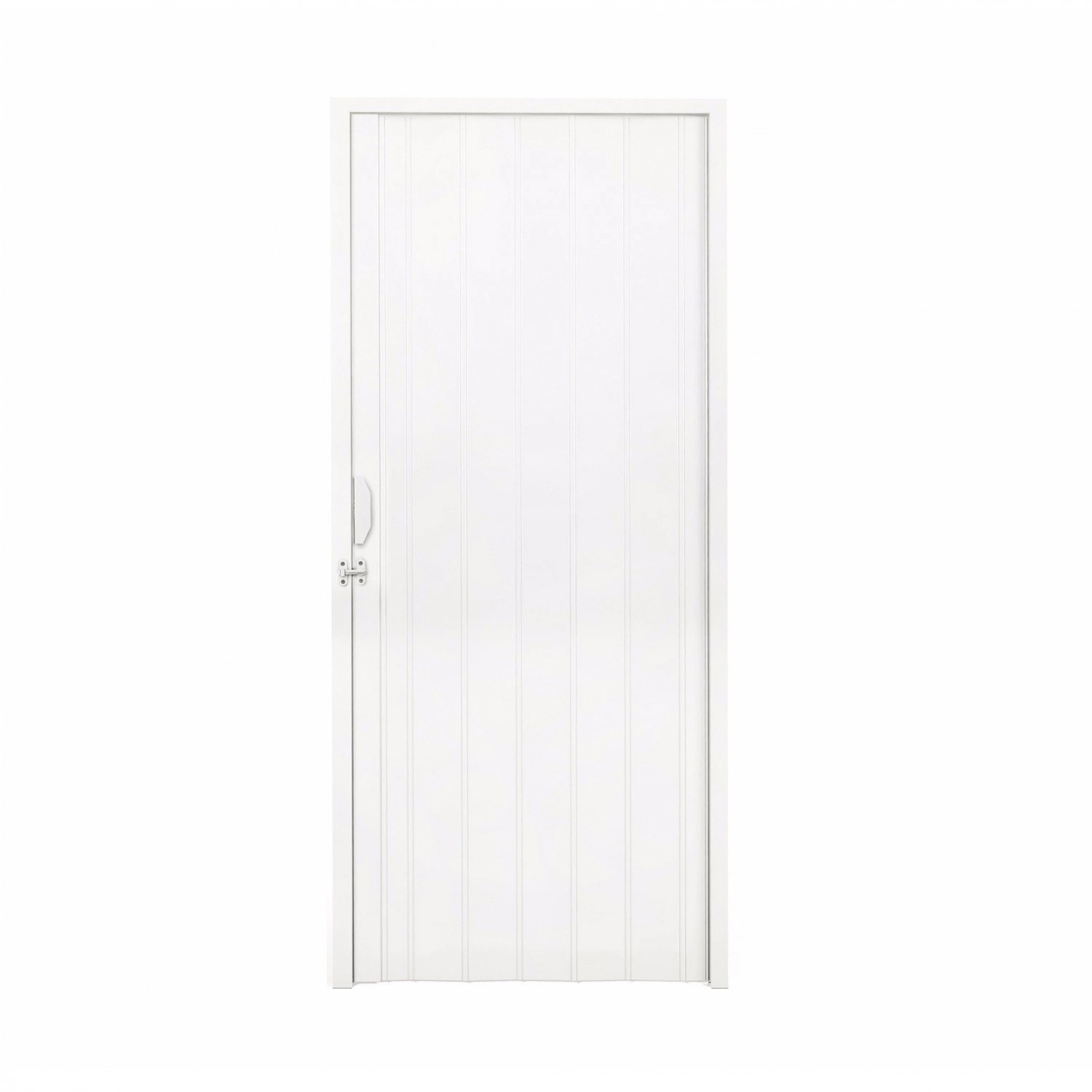 Porta Sanfonada Pvc Polifort 210cmx100cm Branco Neve