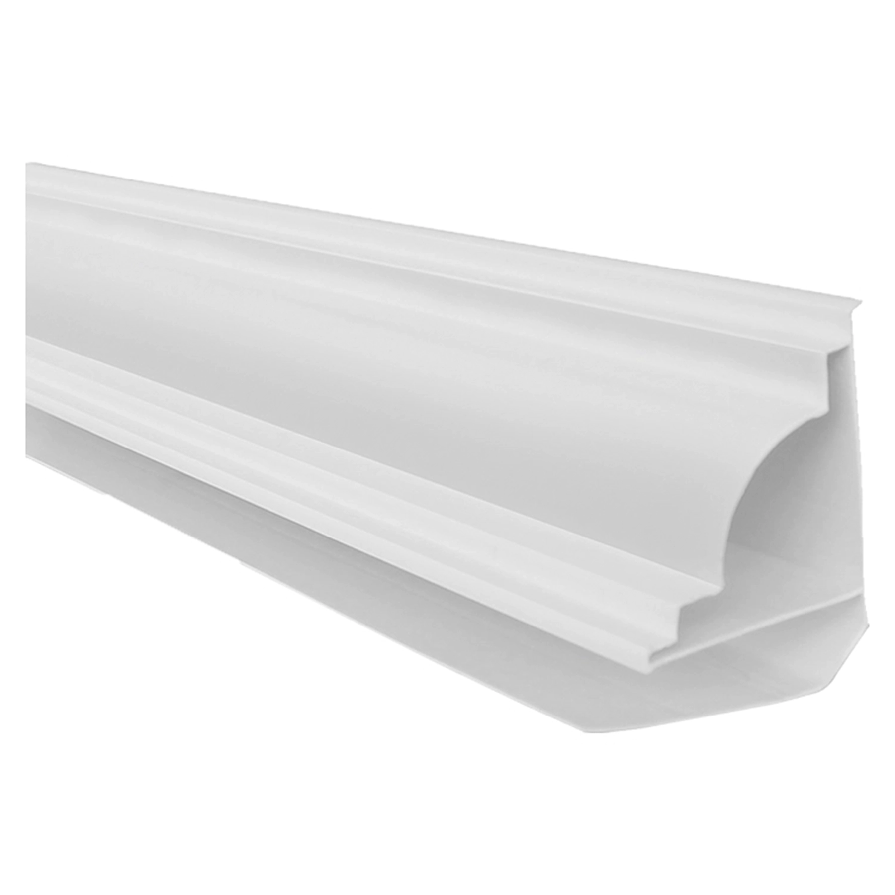Moldura de Teto PVC Slim 3mm Colonial Branco Neve 15cm x 6m Plastilit