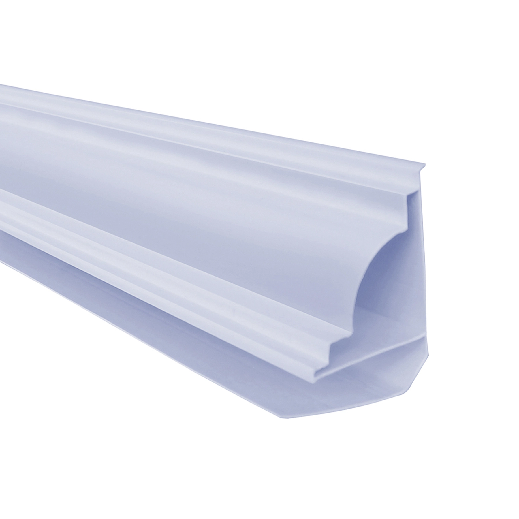 Muldura de Teto em PVC Branco Gelo 6M Plastilit