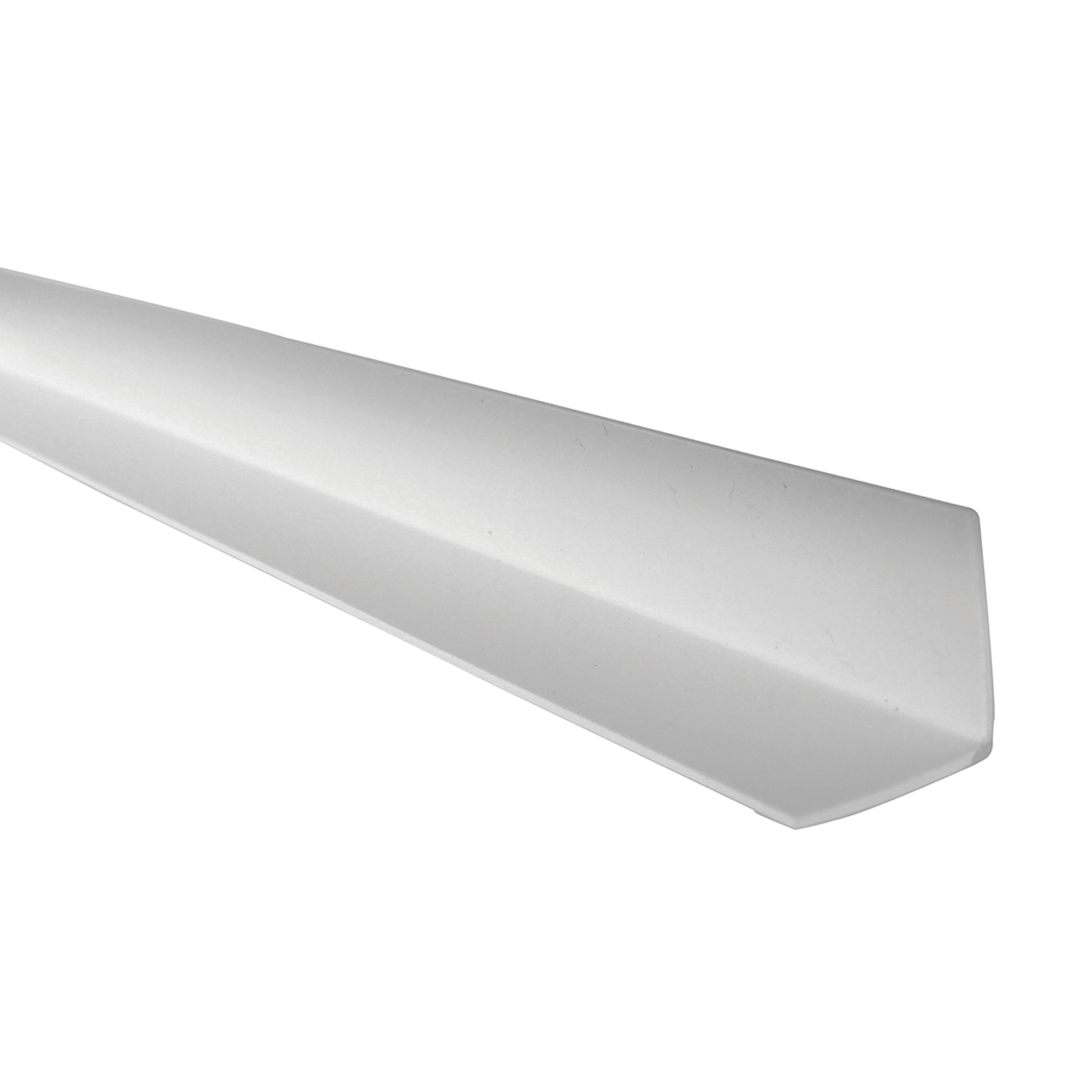Acabamento Arremate em PVC Tipo l Branco Neve 6mx25mmx25mm Plastilit
