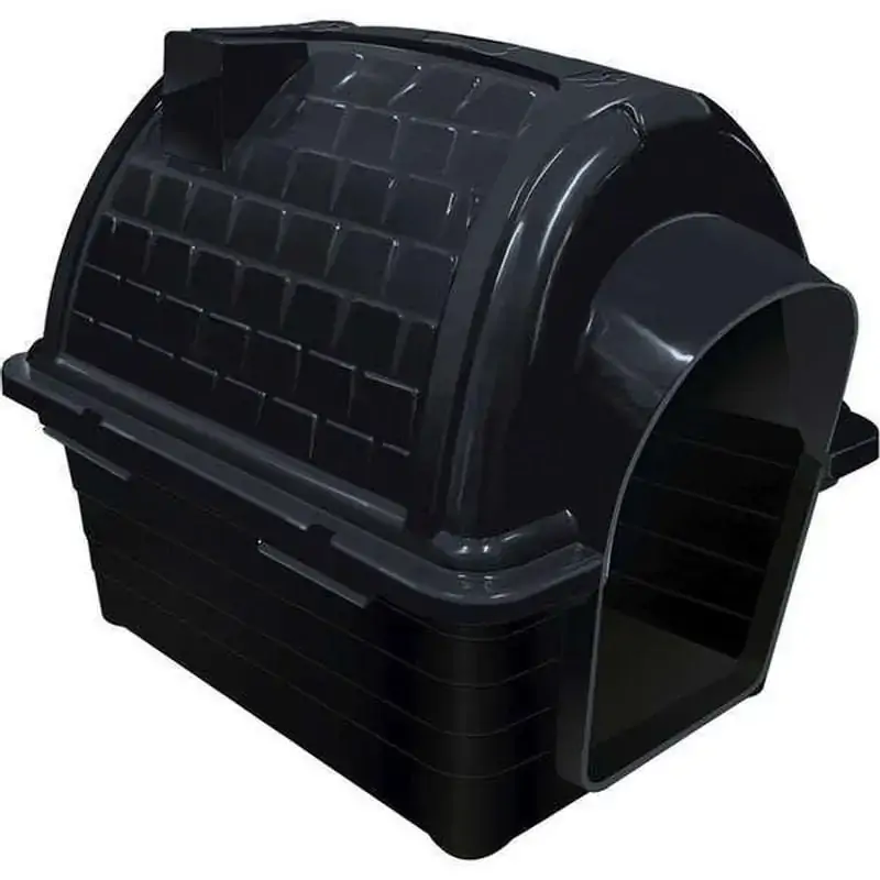 Casinha Plast. Furacaopet Iglu N3 Black