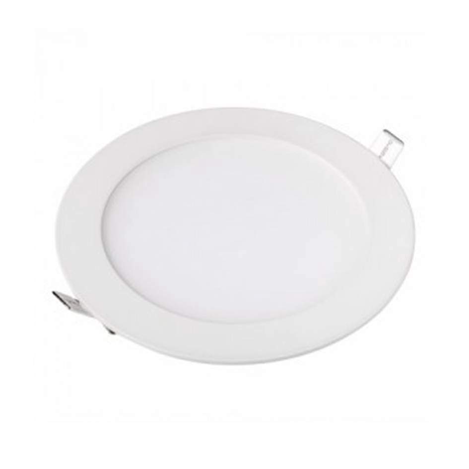 Painel de Led Embutir Redondo Luz Branca 6W Kian 11,8cm Branco Bivolt