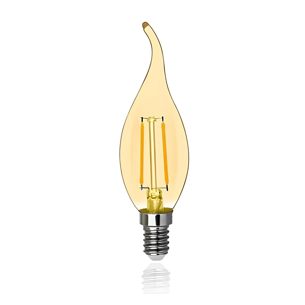 Lamp Led Filam Vela 2w 2 2k 220v E14 Kia