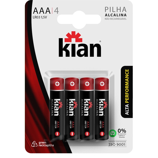 Pil Kian Alcalin Aaa C/4