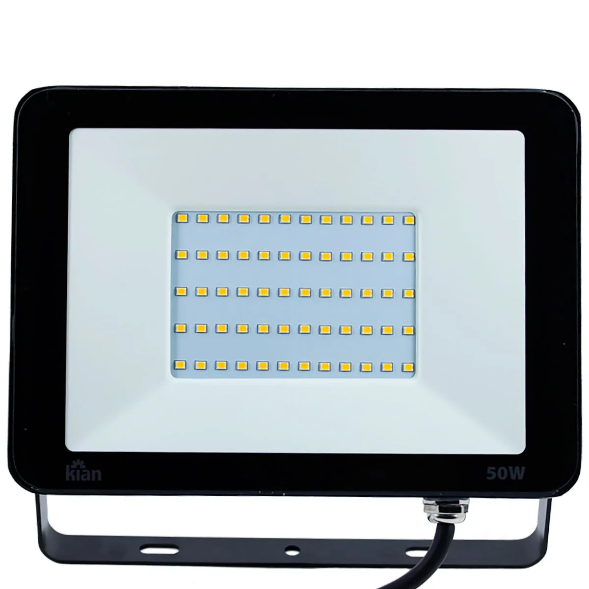 Refletor Led Preto 50W Branca Fria 6500K Bivolt Kian