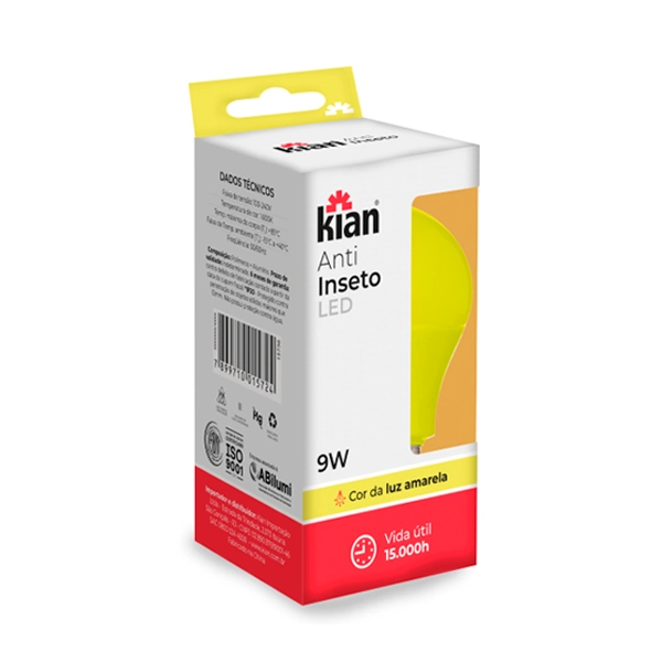 Lampada Kian Led Bulbo A 9w