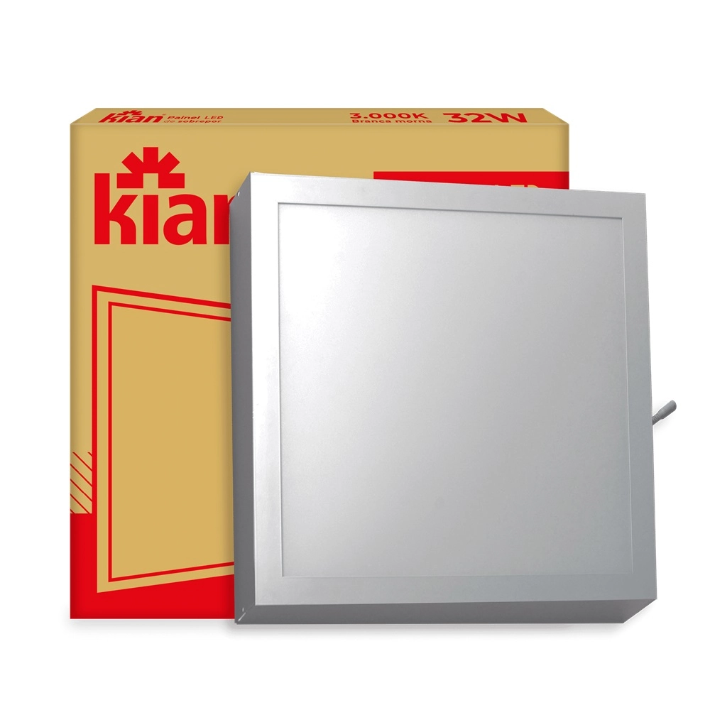 Painel Led Sobrepor 32w 40cm 3000k - Kian