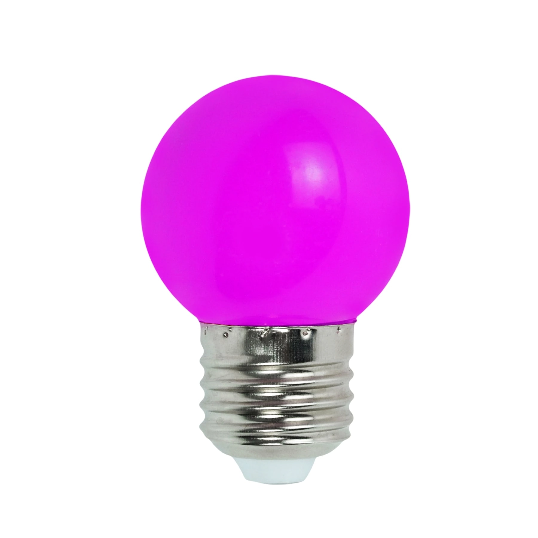 Lâmpada Led Bolinha 1 3w Roxa Bivolt E27 Kian