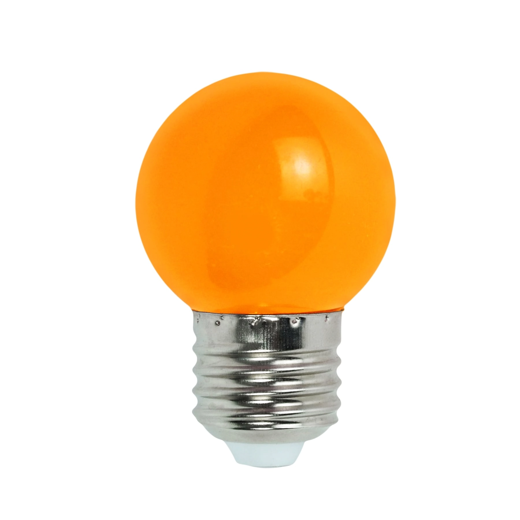 Lampada 1w Bolinha Led Laranja E27 Kian