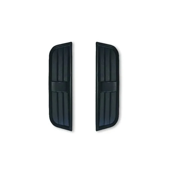 Moldura Decorativa Entrada de Ar Decorativa (Par) Preta - SHEK PARTS 016001
