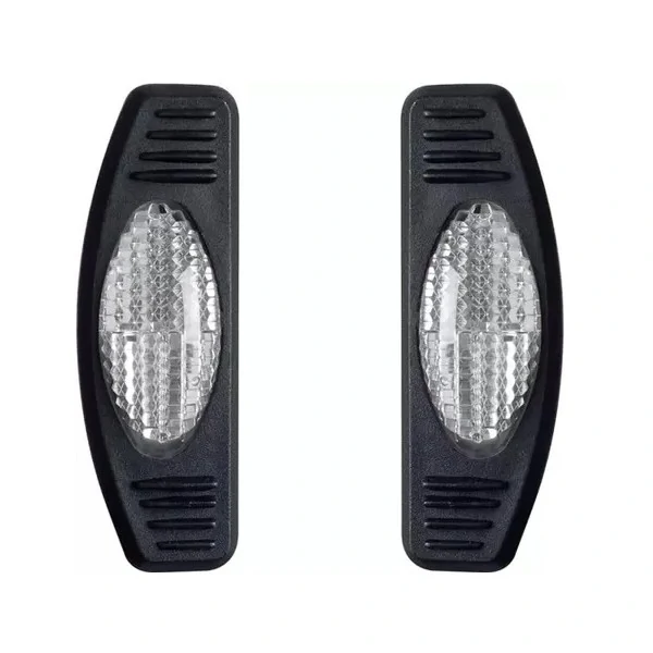 Protetor de Porta Luminoso Oval Simples com Base Preta Cristal - SHEK PARTS 05001