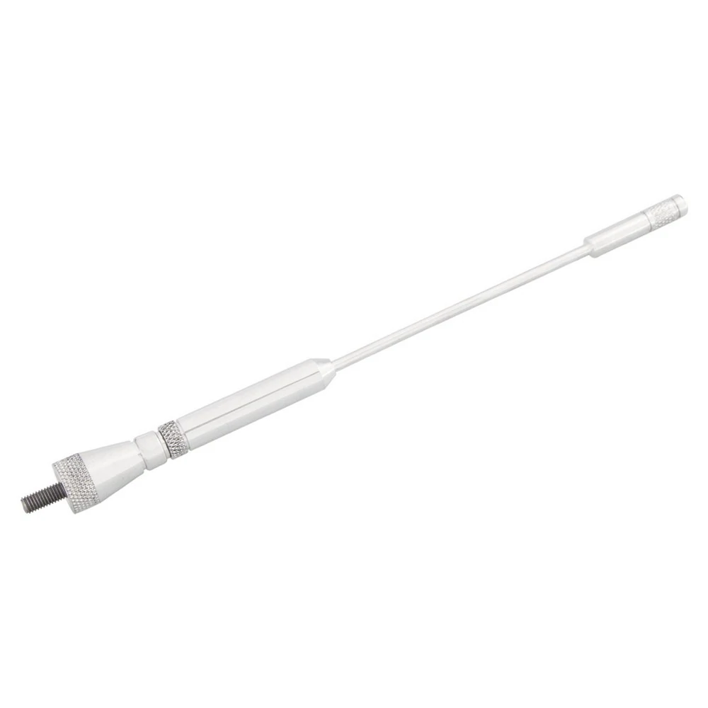 Haste de Antena Tunning Prata 178mm/Rosca 5mm - SHEK PARTS 01050