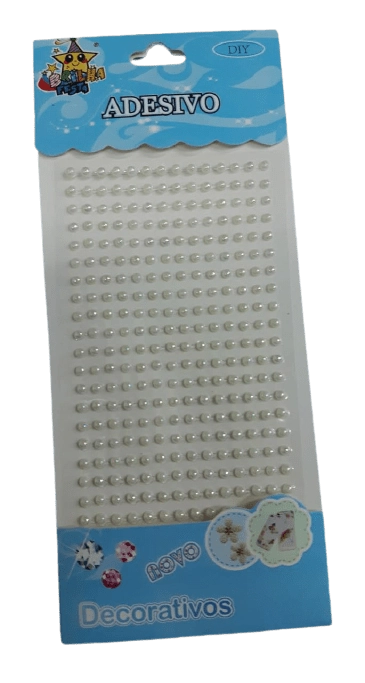 Adesivo Mini Perola Branca