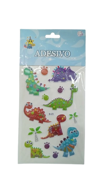 Adesivo Olho Dinossuro 13x24,5cm