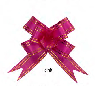 Laco Pronto Fio De Ouro 18mm C/10 Cor Pink