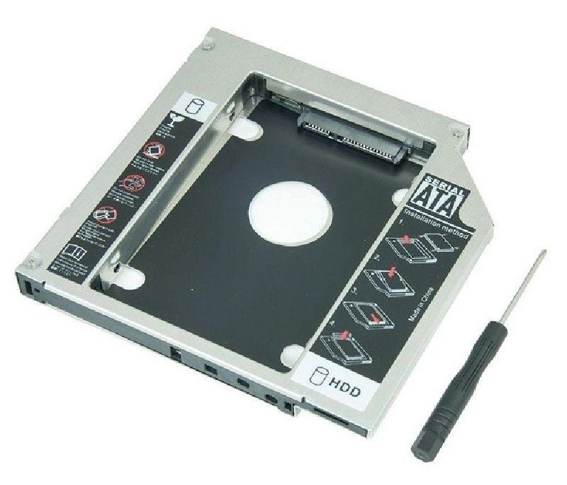 Case De Hd Exbom Suporte Caddy Hdd Para Note Via Baia Dvd 9.5mm