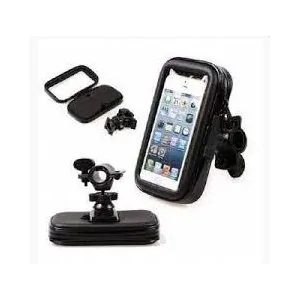 Suporte com Capa para Celular/Gps para Moto Fixação Retrovisor - LG FERRAMENTAS LE030D