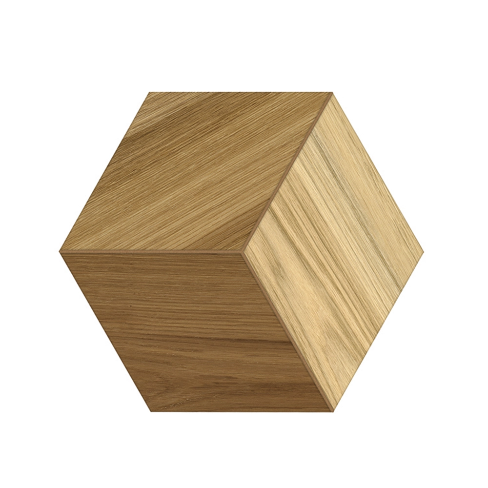 Piso Esmaltado Acetinado Borda Arredondada 17x20cm Legno Artens