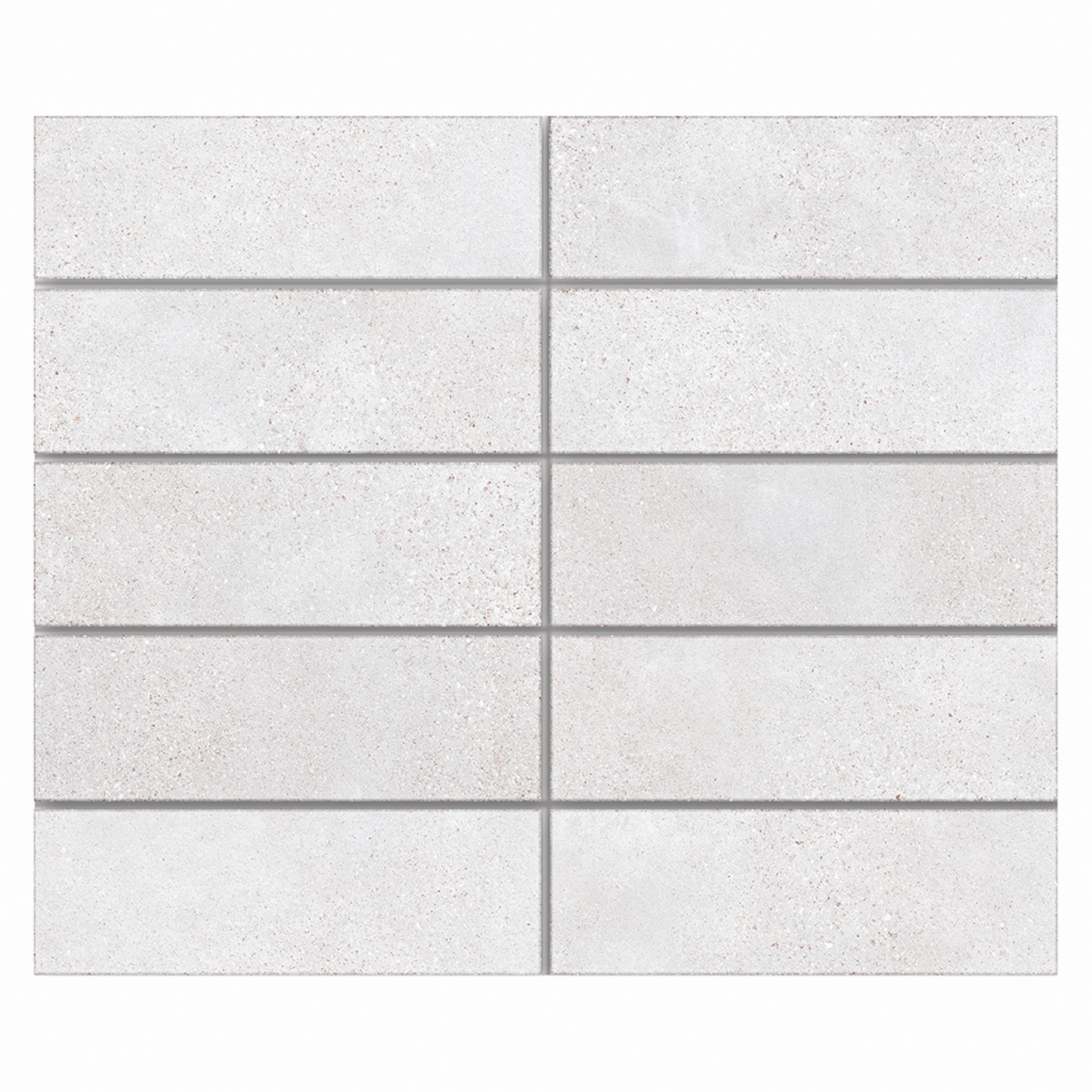 Revestimento de Parede Interno e Externo Decorado Acetinado 7,2x22cm Borda Arredondada Brick Urban Gabriella