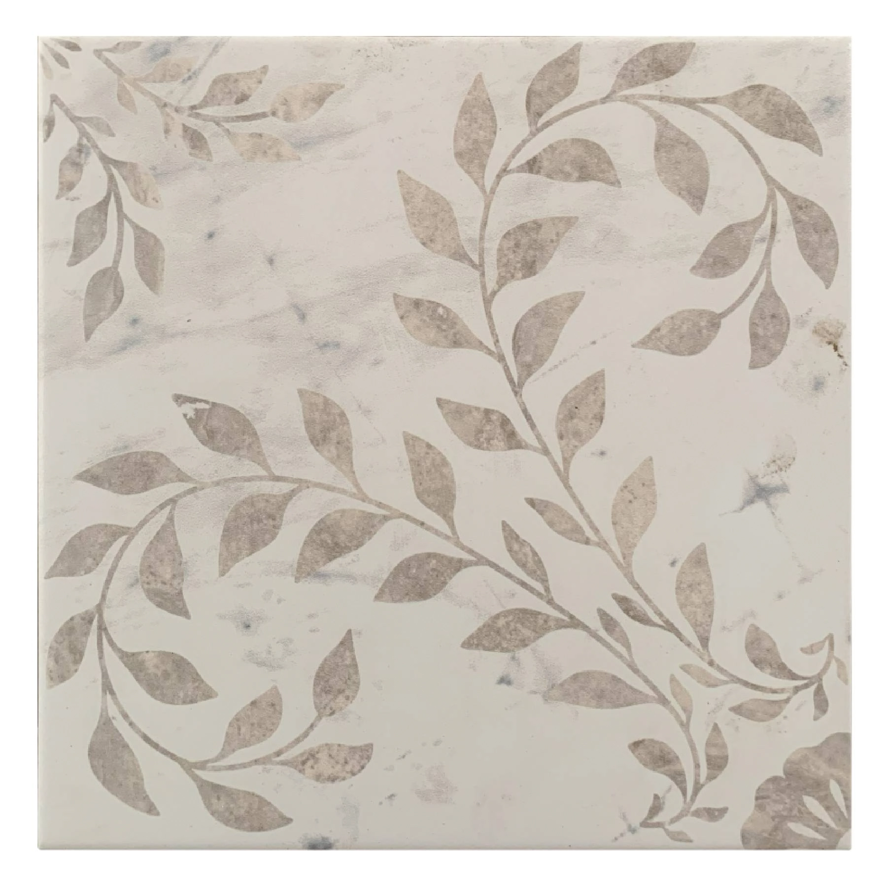 Revestimento de Parede Interno e Externo Decorado Acetinado 20x20cm Borda Arredondada Bege Gabriella
