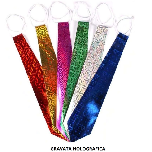 Gravata Holografica Ref 43710 C/12 Ledo Rj