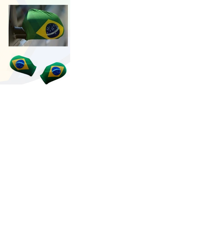 Bandeira P/retrovisor 30x32cm Cp406 849047 Semaan