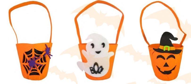 Balde Em Feltro Halloween Sort Ref.mod 142