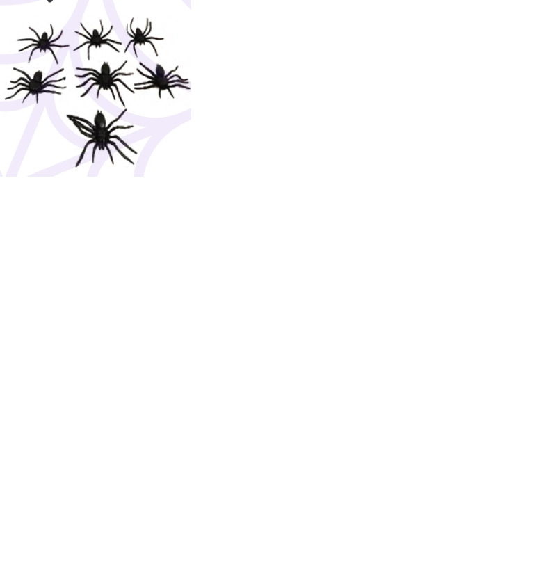 Aranha Plastico 07 Pcs Pct Mod6407 Modamix