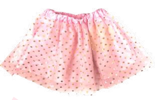 Pr Saia Tule C/glitter Un