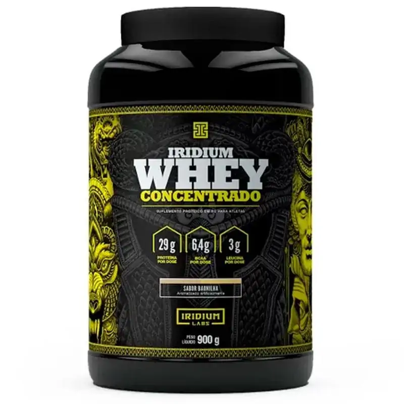 Whey Concentrado Baunilha 900g - Iridium Labs