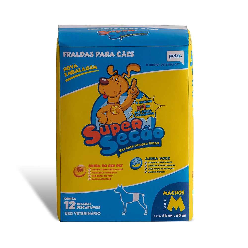 Fralda Supersecao Macho M