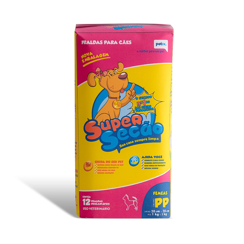 Fralda Supersecao Femea Pp