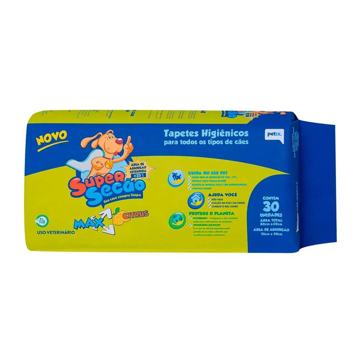 Tapete Higiênico Super Secão Max Citrus Petix