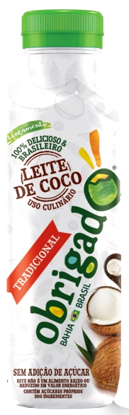 Leite Coco Obrigado 500ml Tradicional