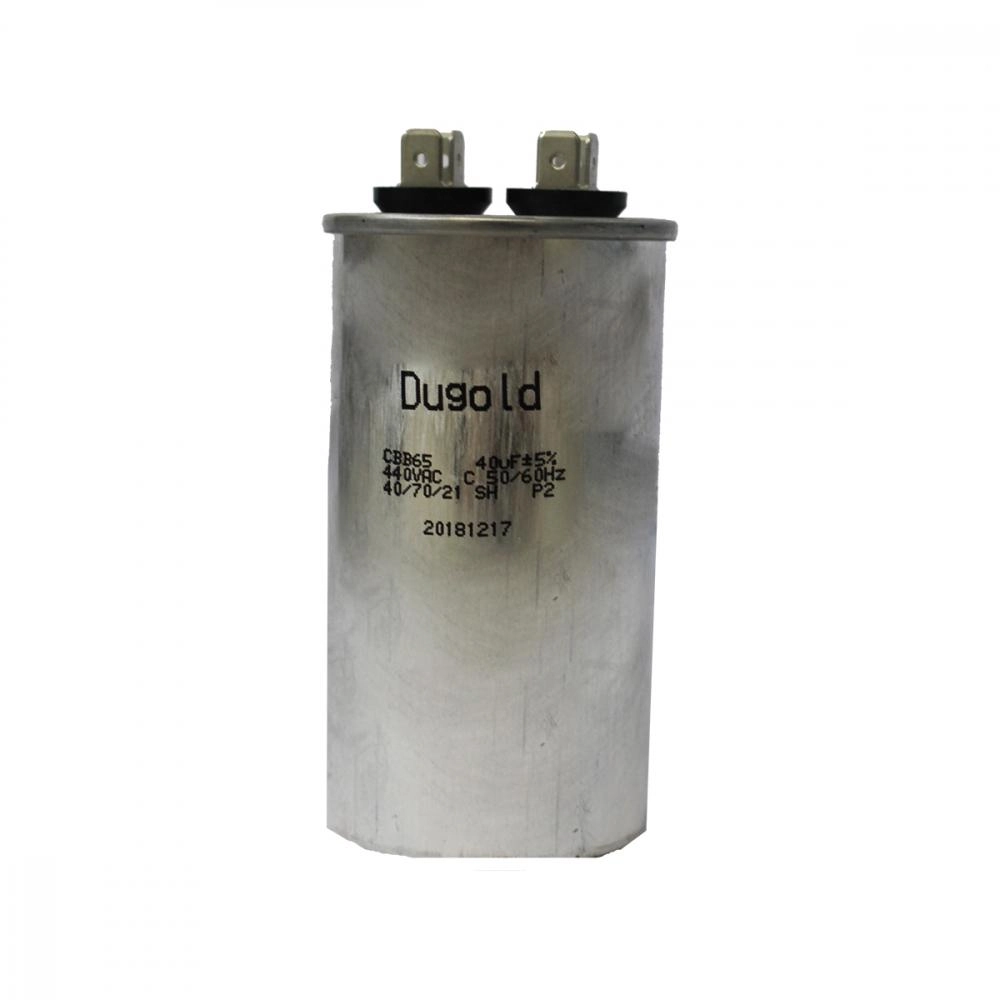 Capacitor Duplo 50+2,5mfd De Metal Dugold - 440v