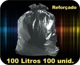 10 Pct De 100un Cada De Sacos Pra Lixo 60 Litros Reforçados Preto