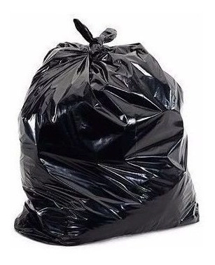 200 Sacos P/ Lixo De 60 Litros Preto - 60x70x0,06 (2pcts) Preto