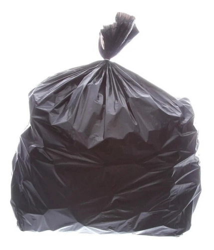 Kit Saco Para Lixo Reforçado Preto 100 Litros 200 Unidades Preto