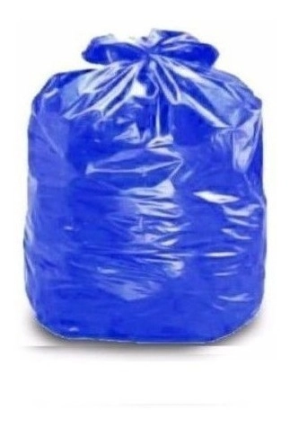 Saco Azul Para Lixo 20 Litros (100 Unds) Coleta Seletiva Azul