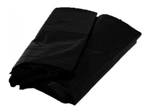 Saco De Lixo 100 Litros 0,08 Mm Preto 100un Preto