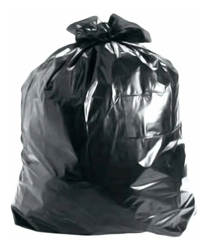 Saco De Lixo 150 Litros  Resistente Super Forte 100 Unidades Preto