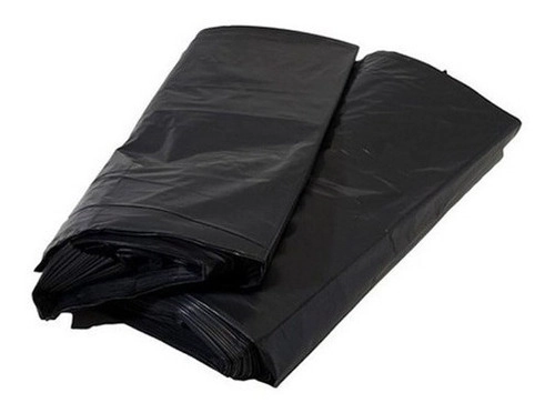 Saco De Lixo 100lt C/ 100 Unid 75x90x0,7 Preto