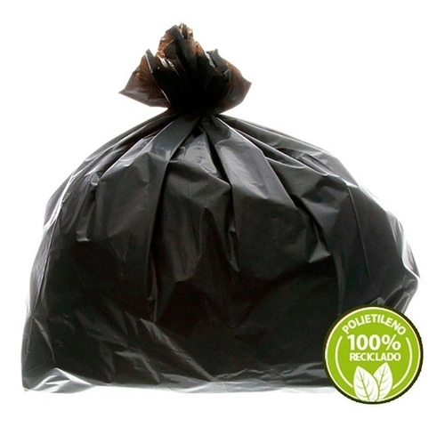 Saco De Lixo 240 Litros Preto Reforçado 100un Preto