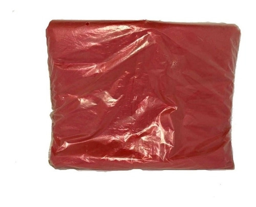 Saco De Lixo 20 Litros Colorido Vermelho Comum Com 100 Unid. Vermelho
