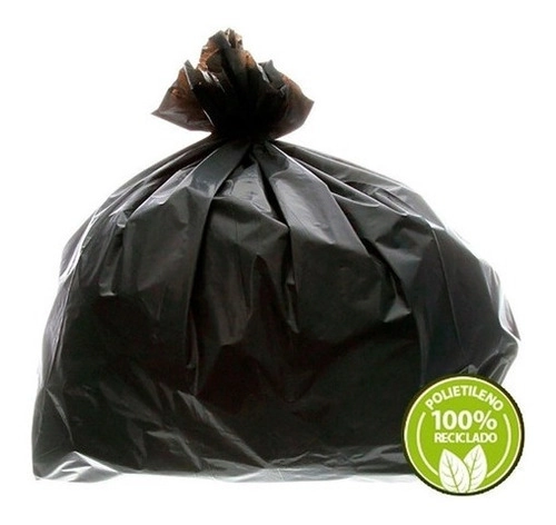 Saco De Lixo 240 Litros Preto Reforçado 100un Preto